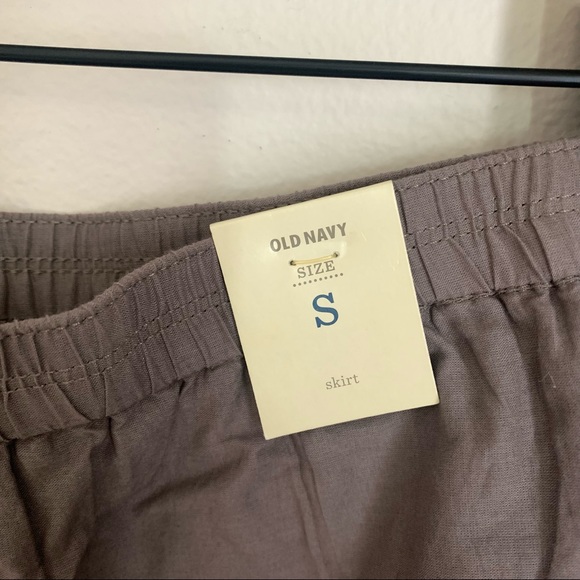 NWT OLD NAVY Gray Tan Embroidered Skirt Small - Picture 7 of 12